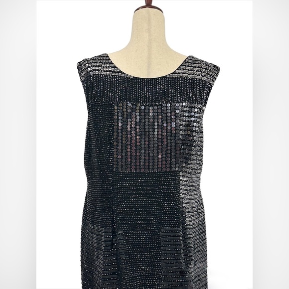 Adrianna Papell Sequin Evening Dress - Picture 7 of 10
